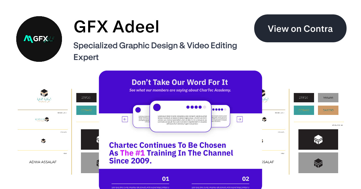 GFX Adeel - Brand Designer | Contra