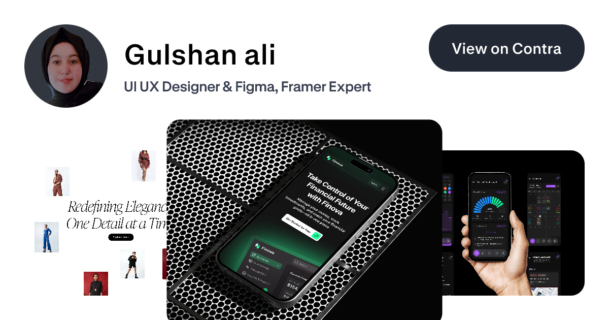 Gulshan ali - Product Designer | Contra