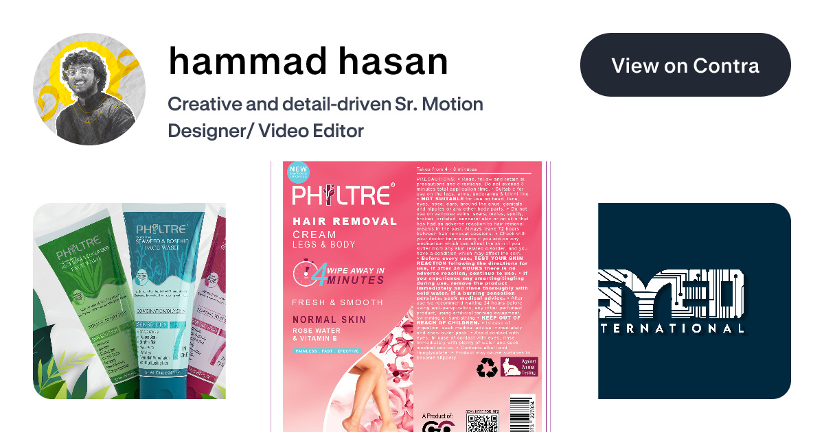 hammad hasan's Work | Contra