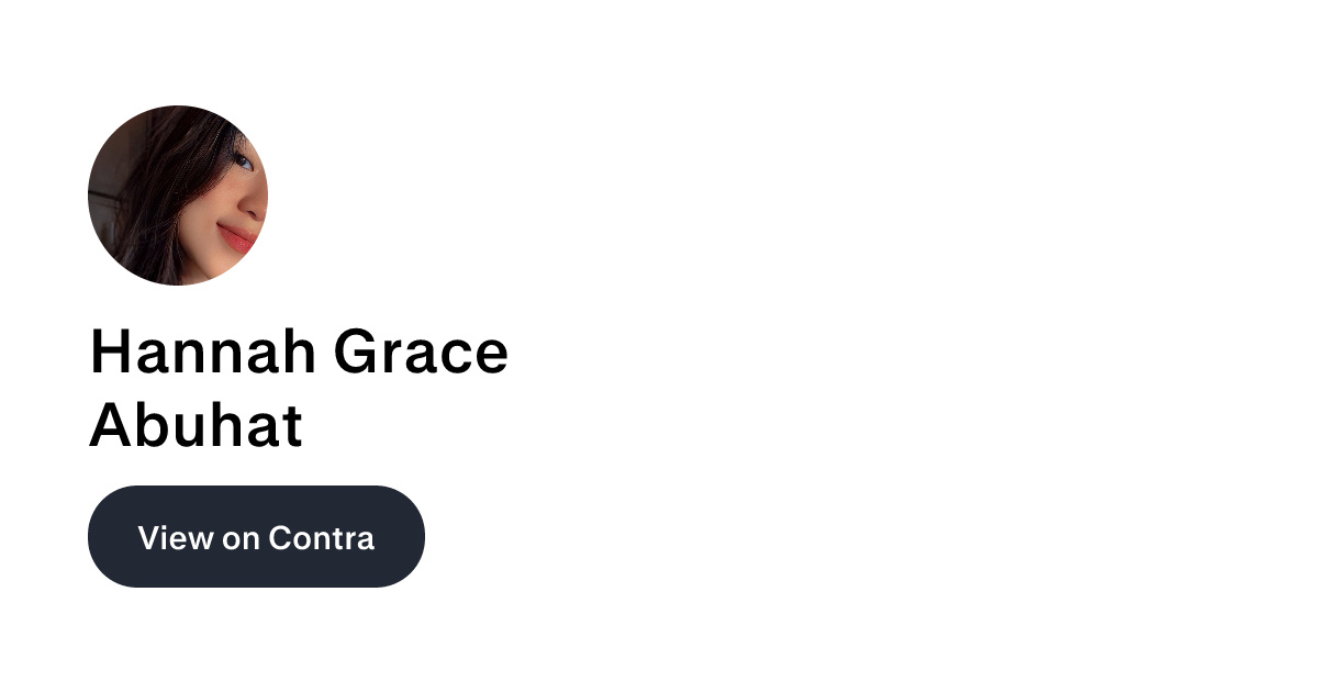 Hannah Grace Abuhat | Contra