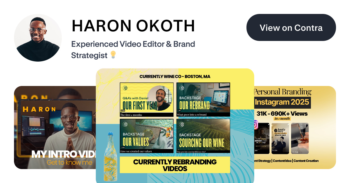 HARON OKOTH - Brand Strategist | Contra