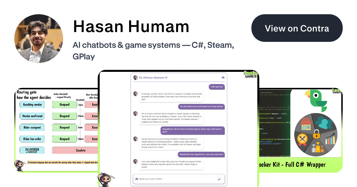 Hasan Humam - AI Automation | Contra