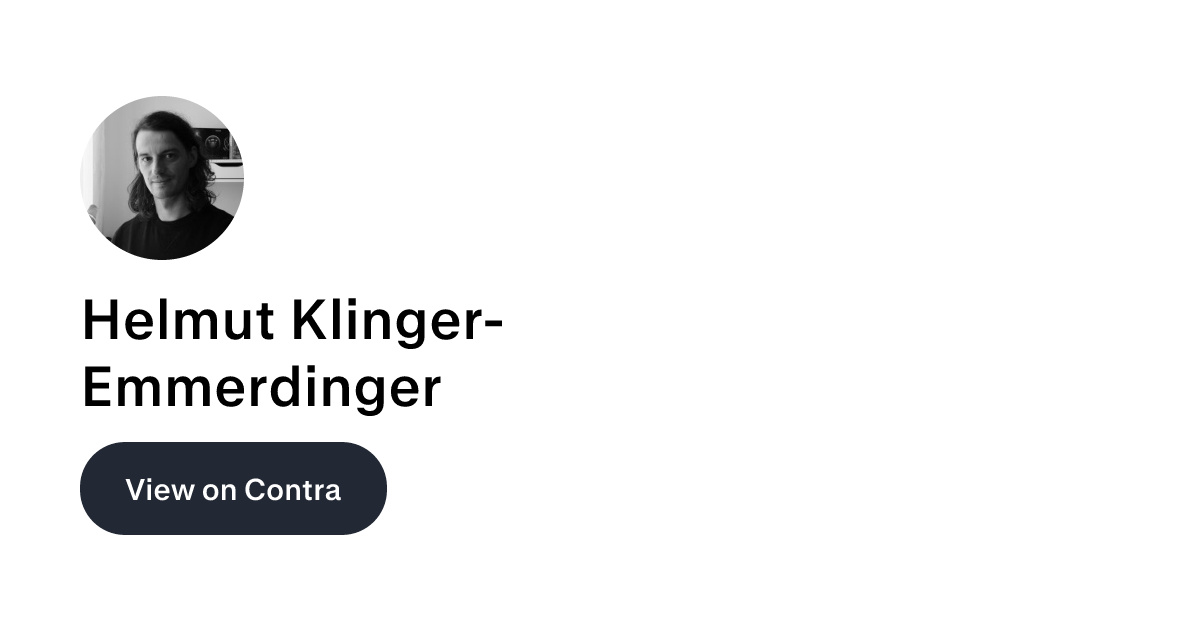 Helmut Klinger-Emmerdinger - Design Specialist | Contra