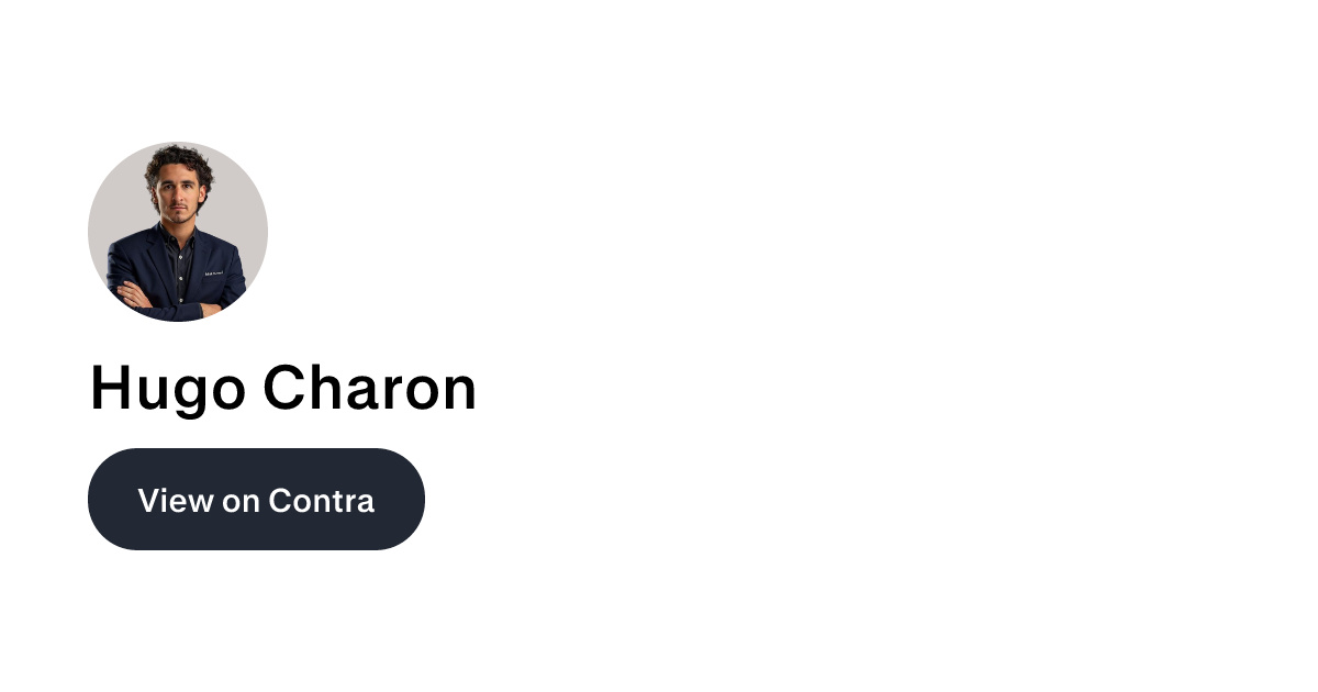 Hugo Charon - Managing Director | Contra