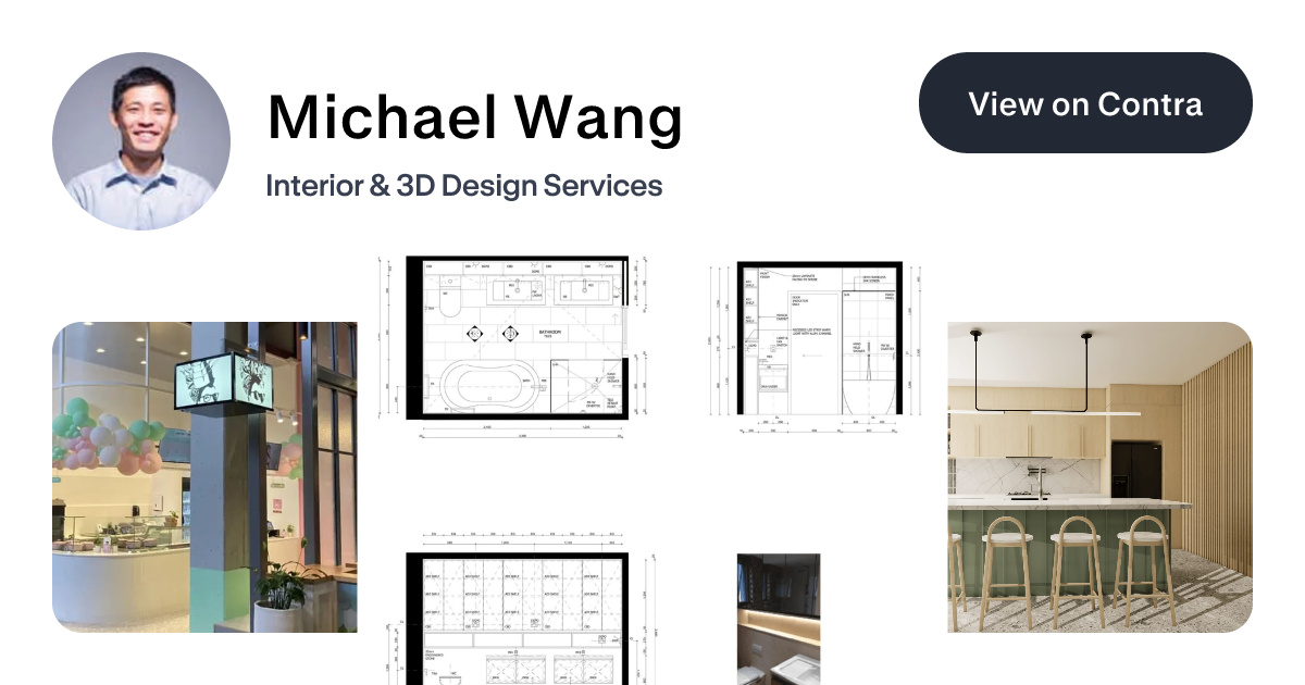 Michael Wang on Contra | Interior & 3D Design Services