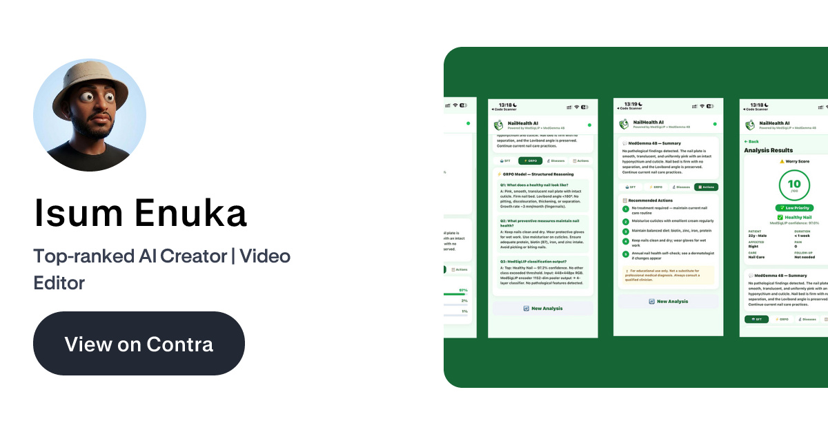 Isum Enuka - Web Designer | Contra