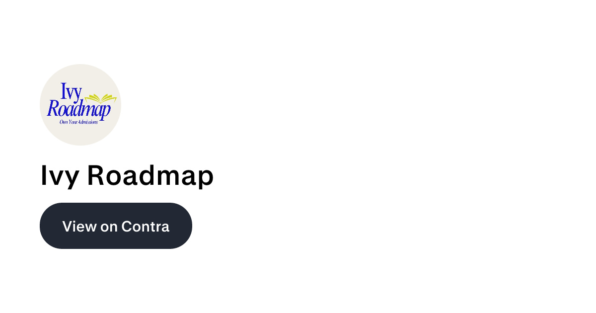 Ivy Roadmap - Founder | Contra