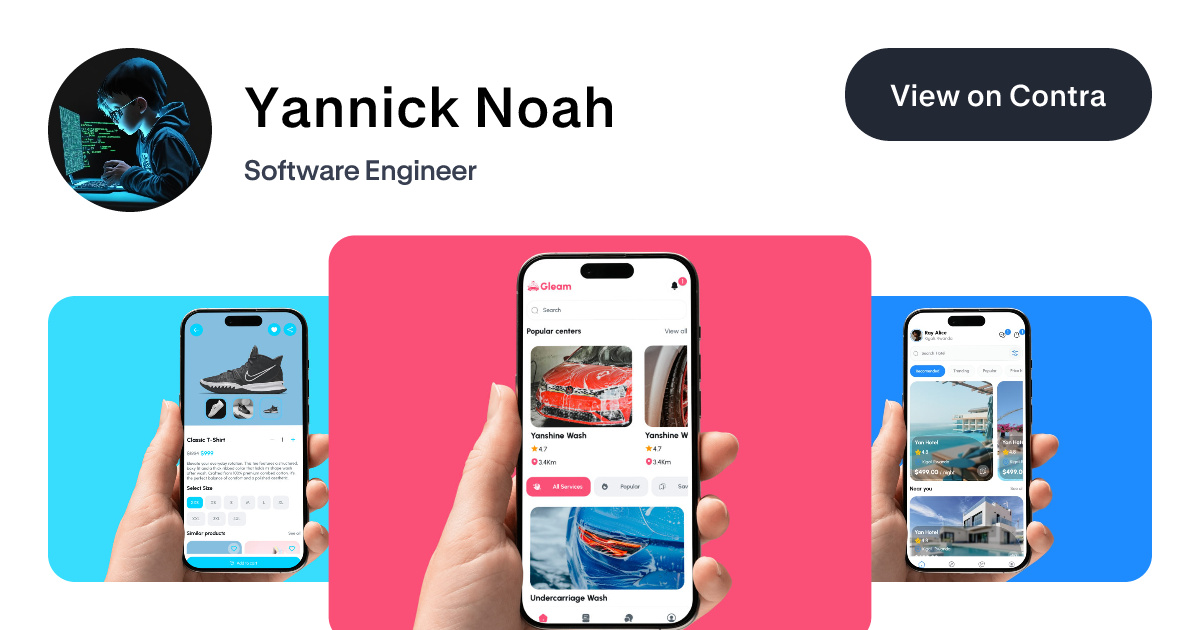 Yannick Noah's Work | Contra