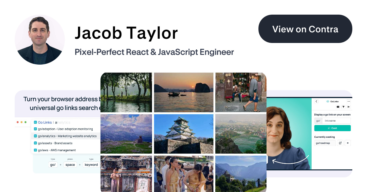Jacob Taylor - Frontend Engineer | Contra