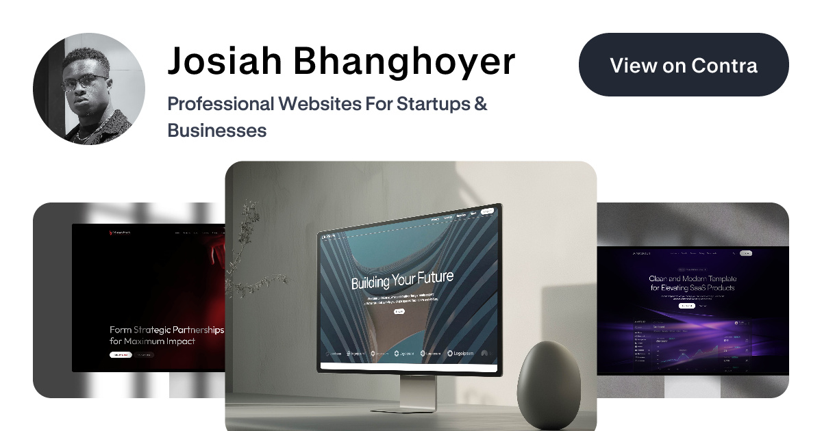 Josiah Bhanghoyer - 3D Designer | Contra