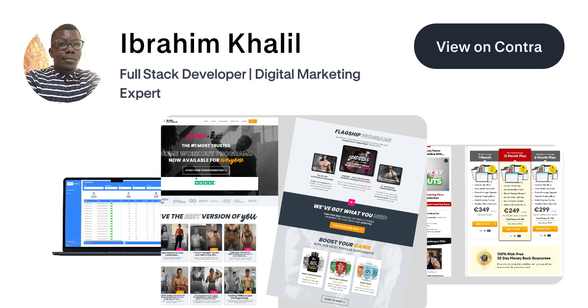 Ibrahim Khalil - AI Application Developer | Contra