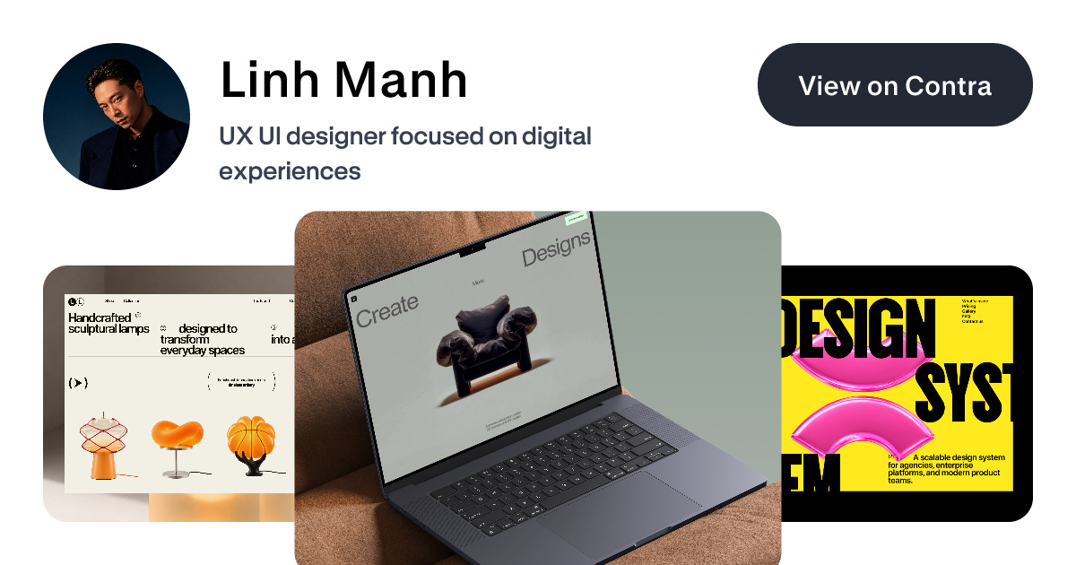 Linh Manh - Typographer | Contra