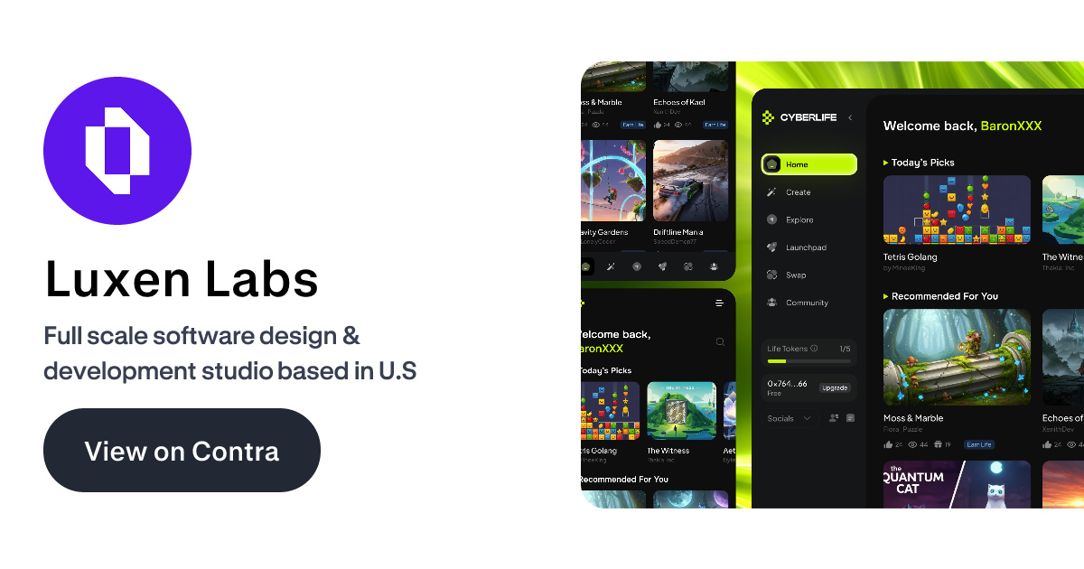 Luxen Labs - Blockchain Developer | Contra