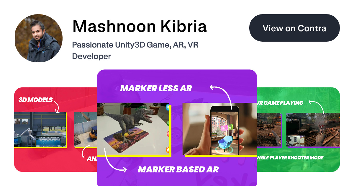 Mashnoon Kibria - AR/VR Developer | Contra