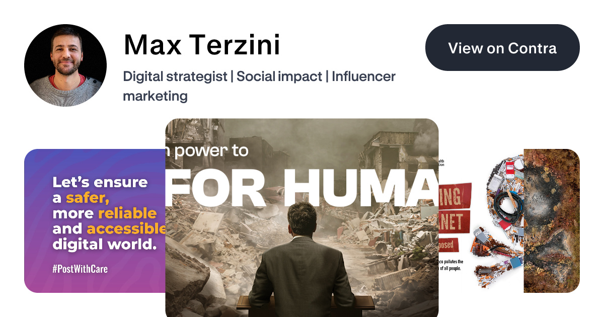 Max Terzini - Paid Marketing Specialist | Contra