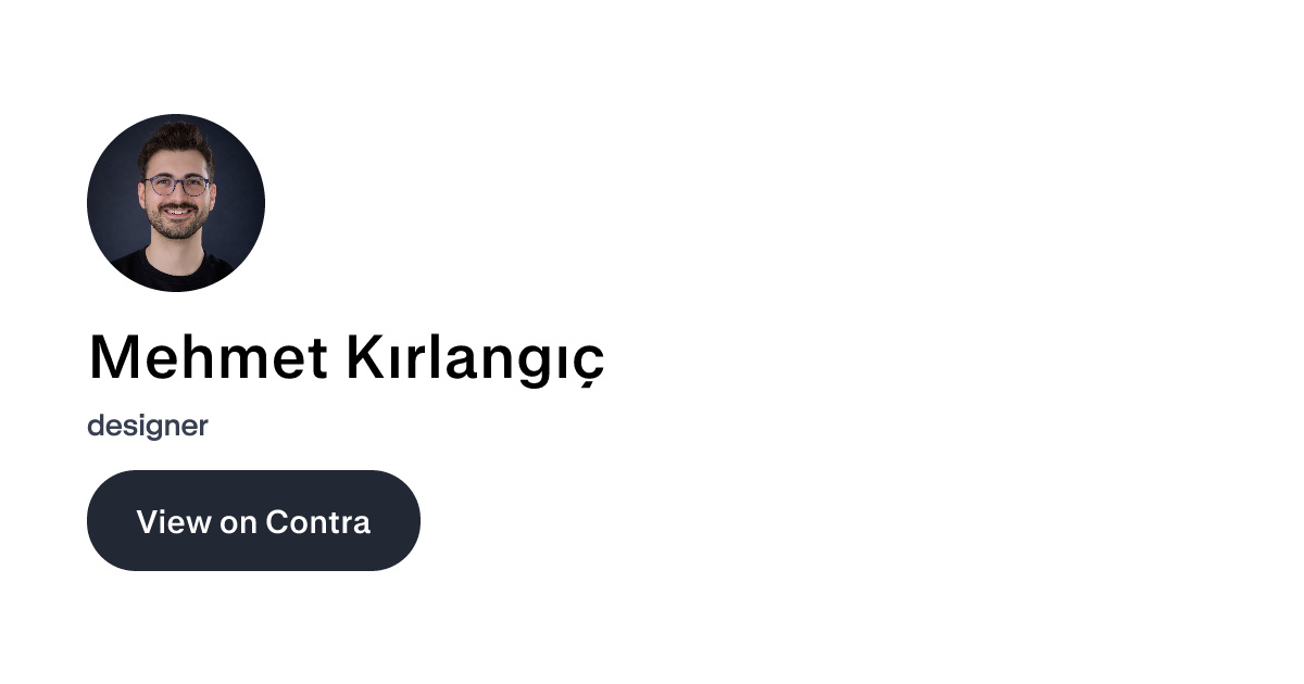 MEHMET KIRLANGIÇ - Art Director | Contra