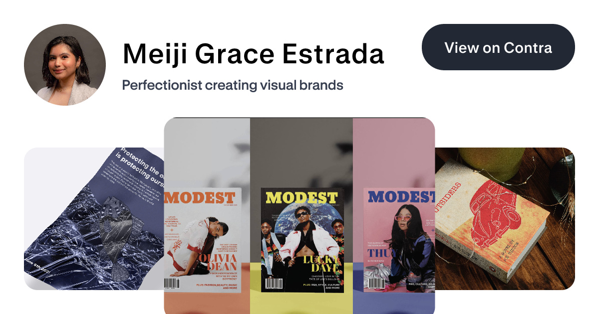 Meiji Grace Estrada - Graphic Designer | Contra