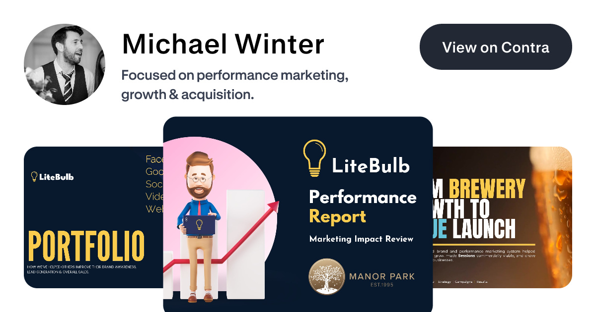 Michael Winter - Creative Director | Contra