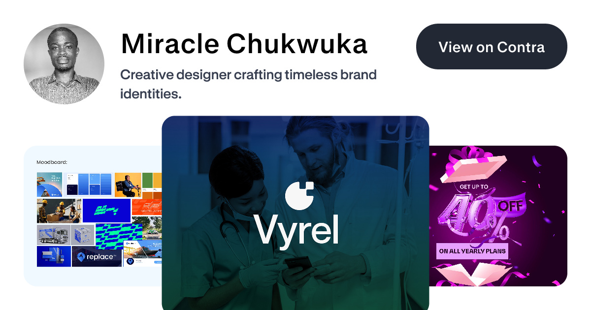 Miracle Chukwuka - Graphic Designer | Contra