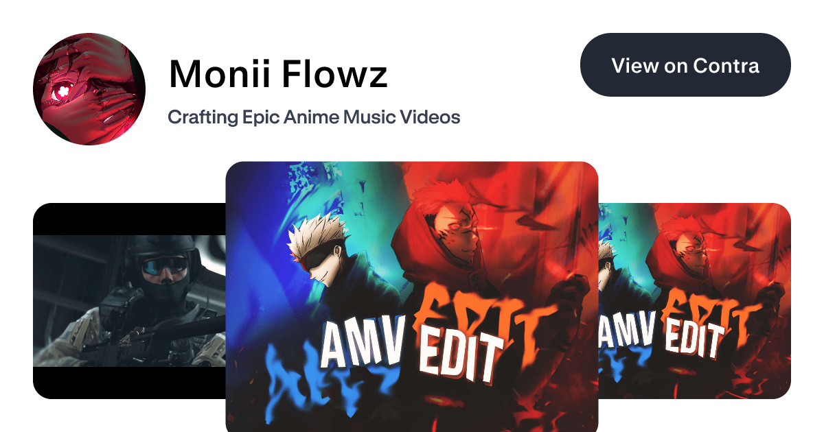 Monii Flowz on Contra | Crafting Epic Anime Music Videos