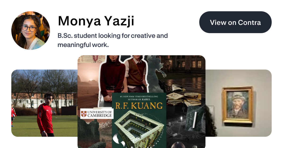 Monya Yazji's Work | Contra