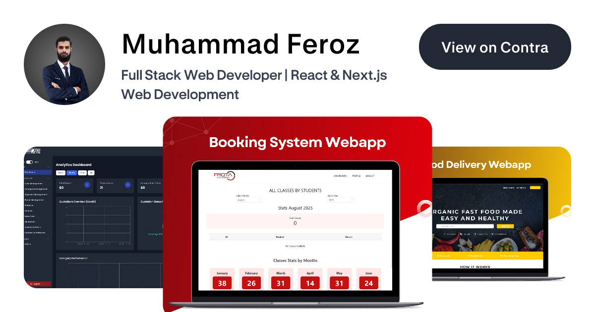 Muhammad Feroz's Work | Contra