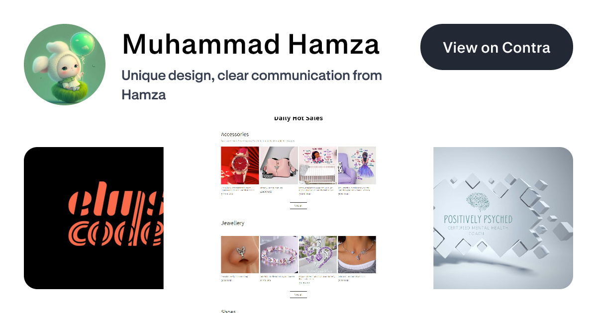 Muhammad Hamza's Work | Contra