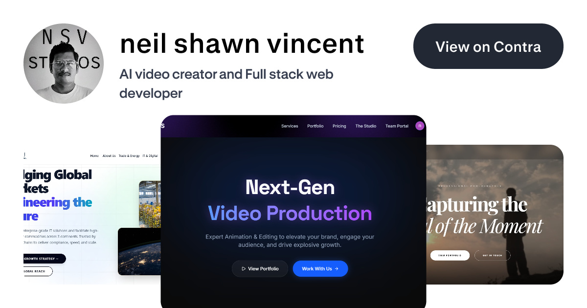 neil shawn vincent's Work | Contra