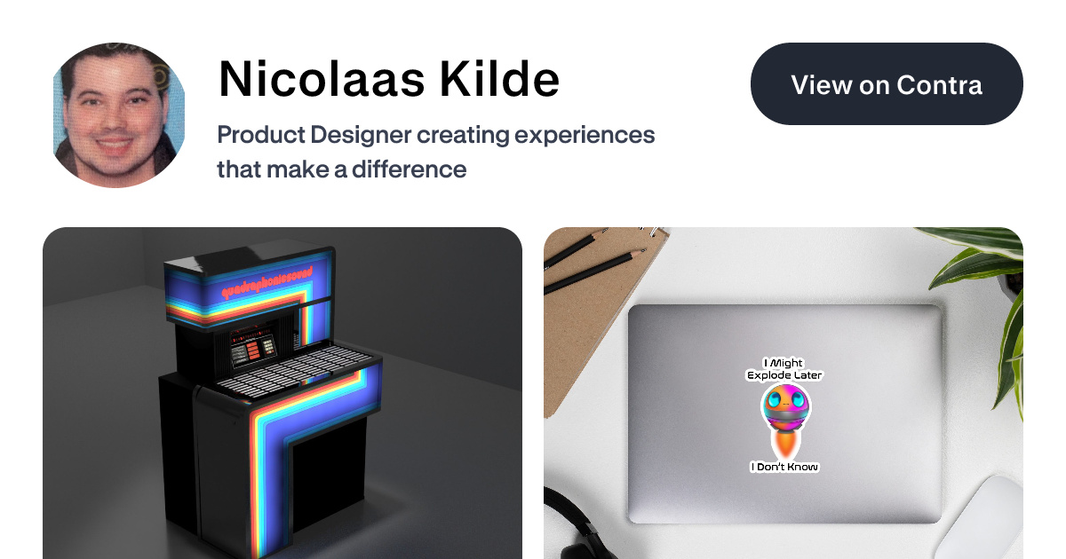 Nicolaas Kilde - Product Designer | Contra