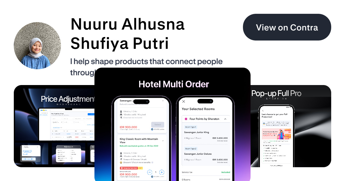 Nuuru Alhusna Shufiya Putri on Contra