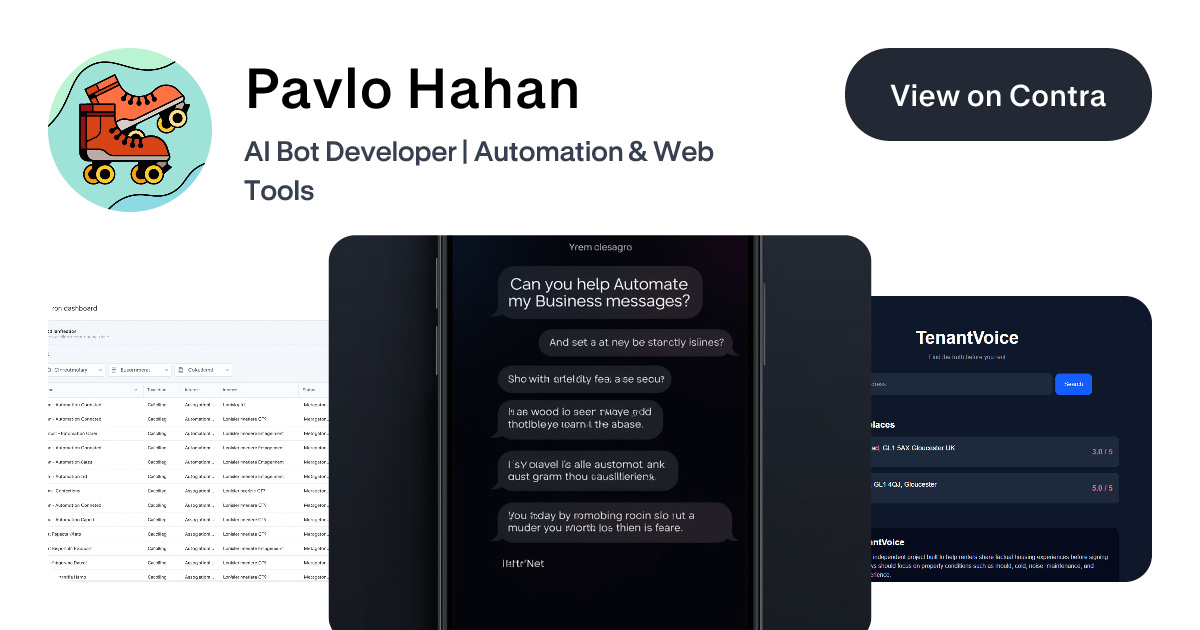 Pavlo Hahan - AI Automation | Contra