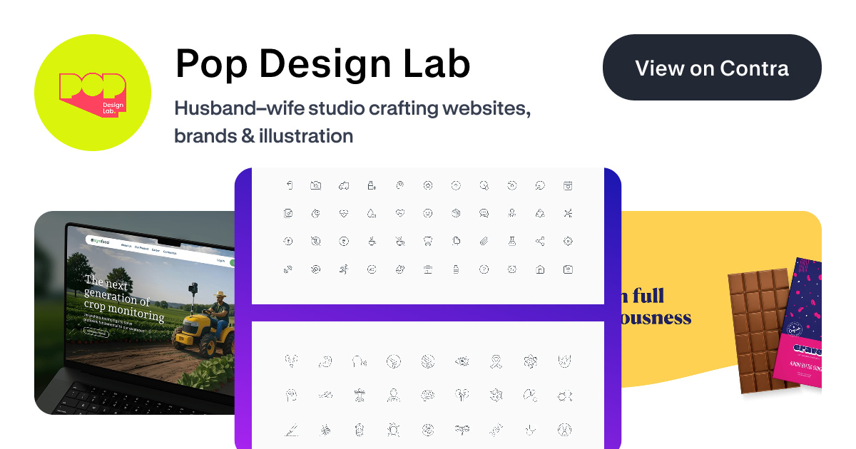 Pop Design Lab's Work | Contra
