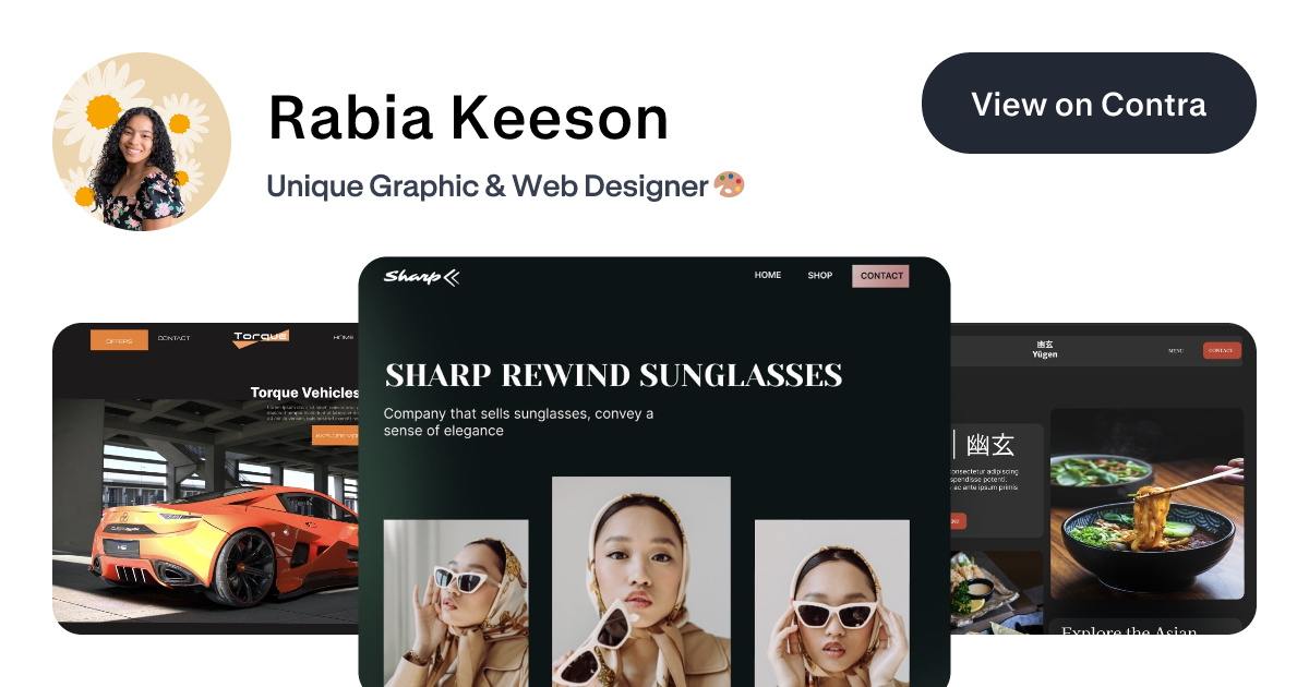 Rabia Keeson 's Work | Contra