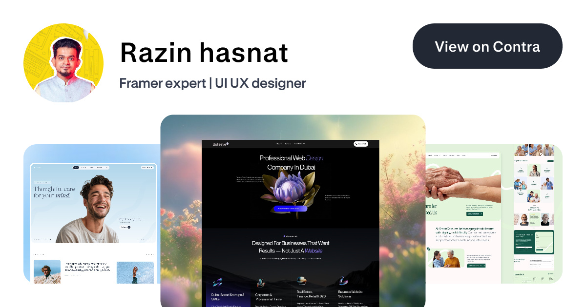 Razin hasnat - UI Designer | Contra