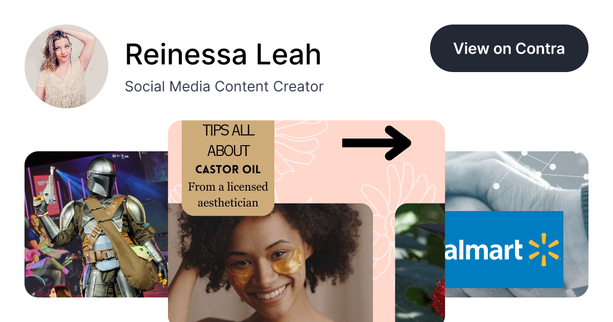 Reinessa Leah on Contra | Social Media Content Creator