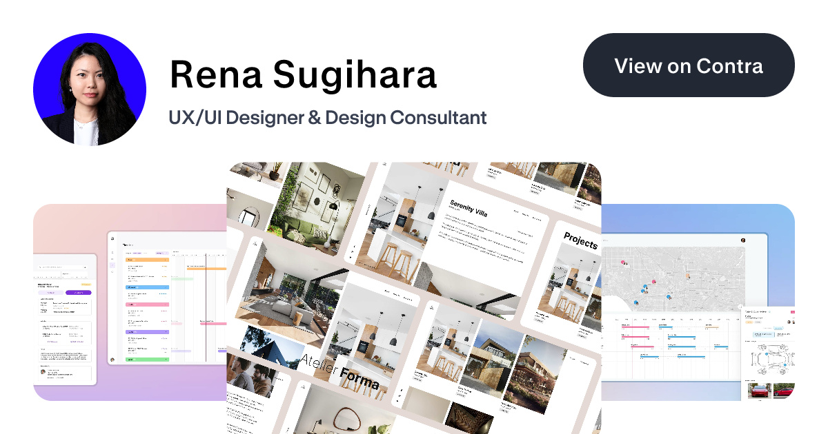 Rena Sugihara - UI Designer | Contra