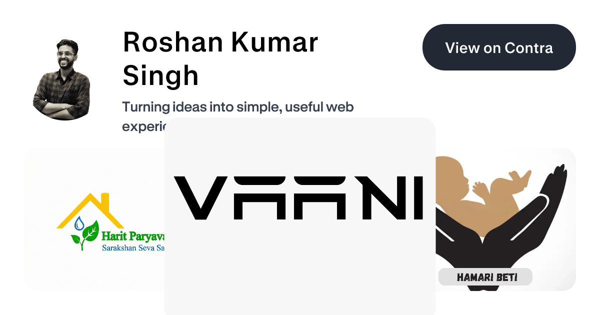 About Roshan Kumar Singh | Contra