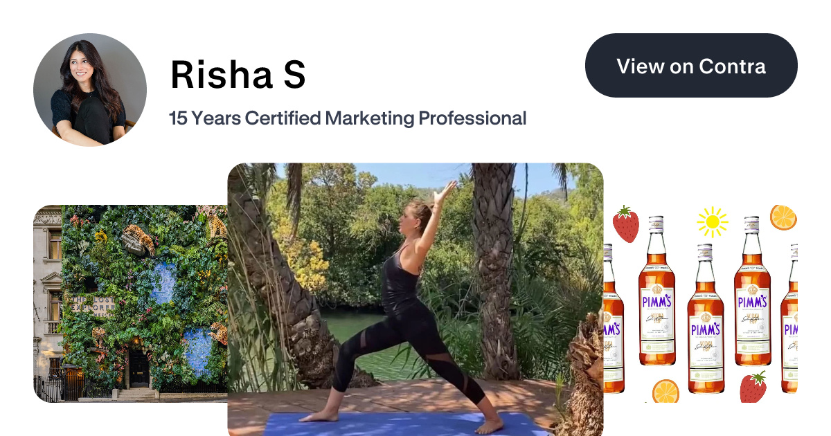 Risha S - Brand Strategist | Contra