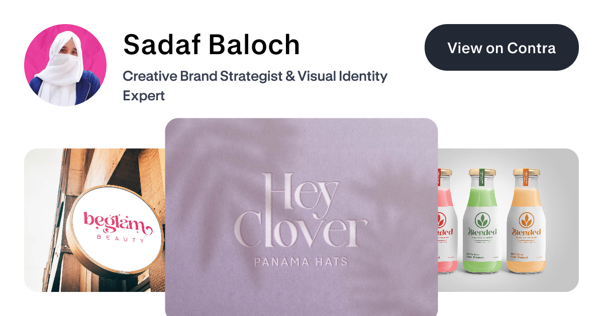 Sadaf Baloch - Brand Designer | Contra