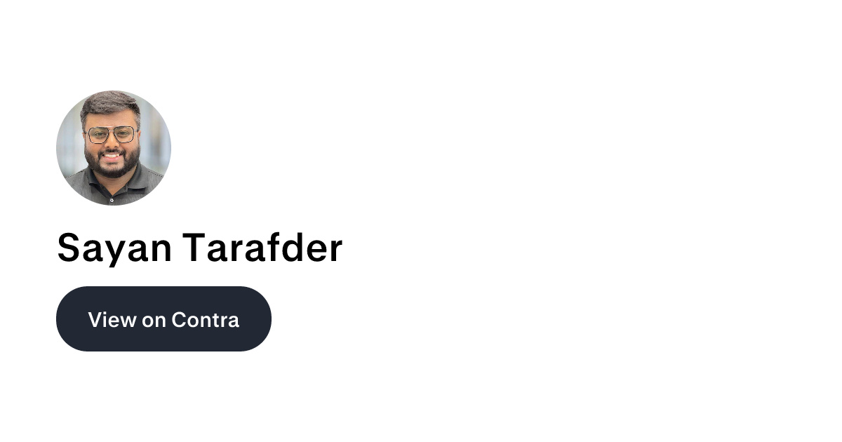 Sayan Tarafder - Esports Strategist | Contra
