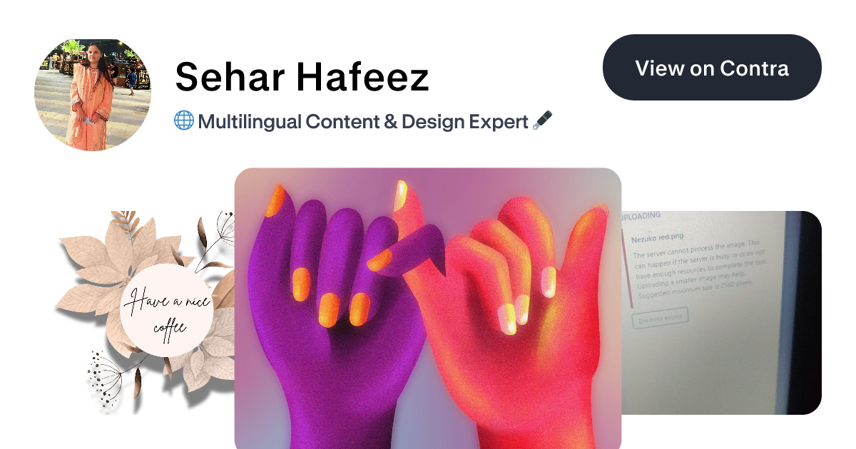 Sehar Hafeez - Data Entry Specialist | Contra