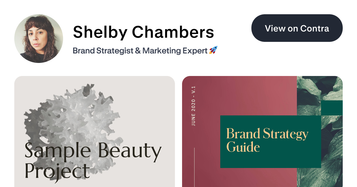 Shelby Chambers - Brand Strategist | Contra