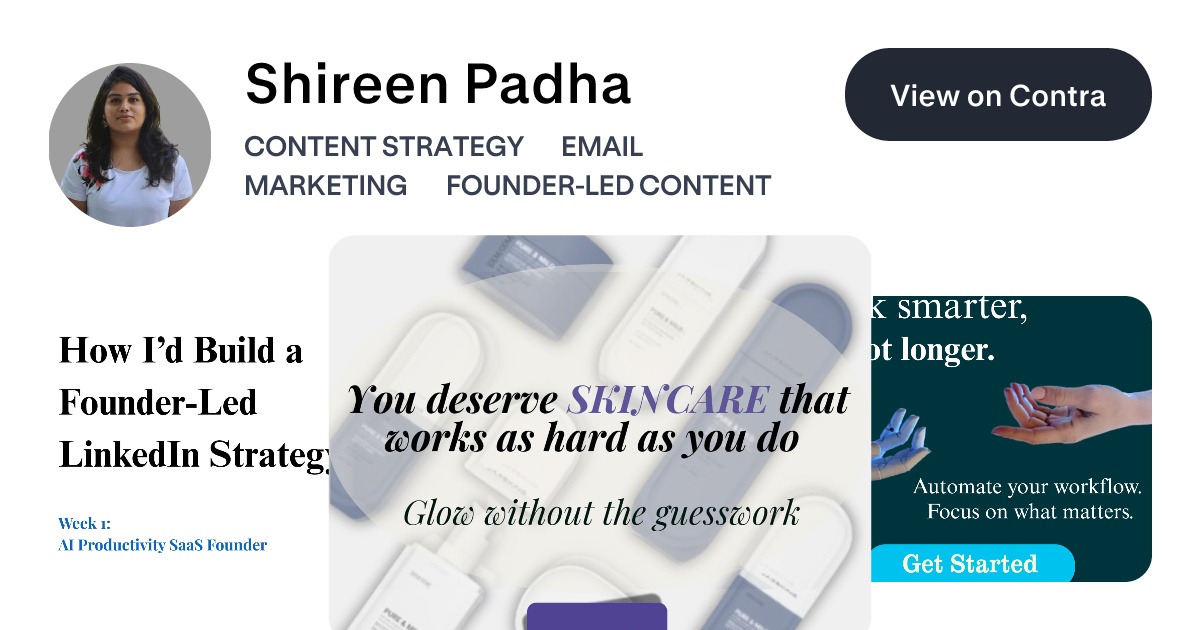 Shireen Padha - Brand Strategist | Contra