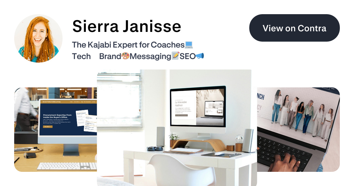 Sierra Janisse - Kajabi Websites & Strategy for Coaches 🚀 ...