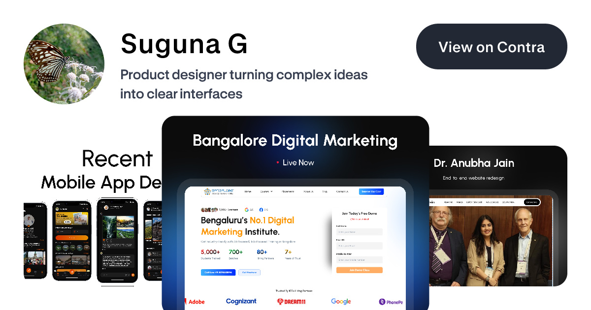 Suguna G's Work | Contra