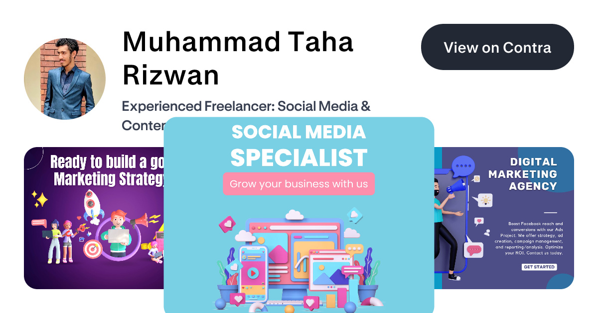 Muhammad Taha Rizwan's Work | Contra