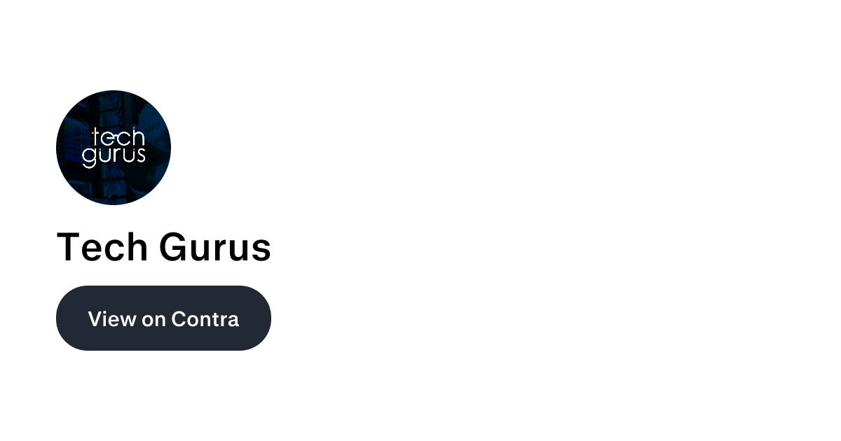 Tech Gurus - Ceo | Contra