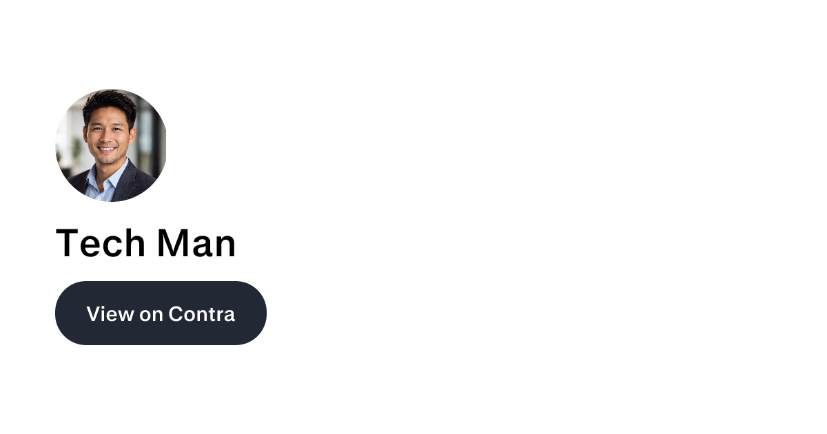 Tech Man - Project Manager | Contra