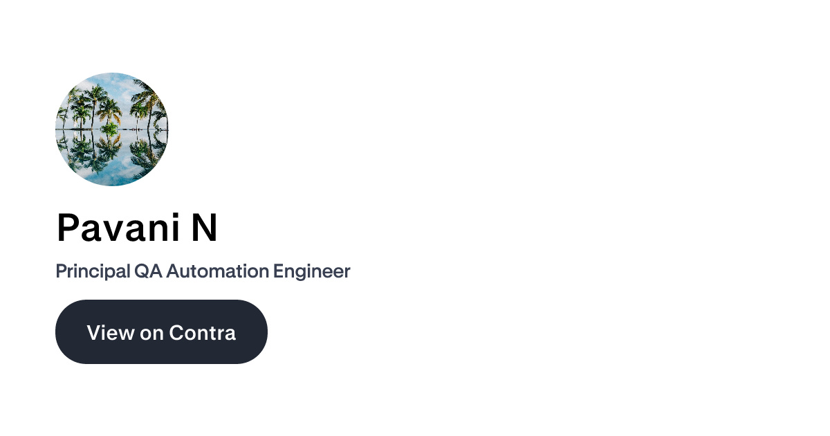 Pavani N's Work | Contra