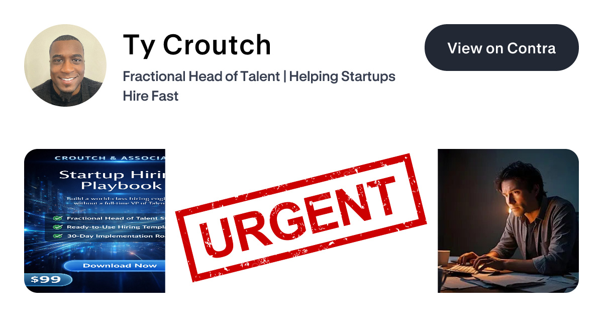 Ty Croutch - Business Consultant | Contra